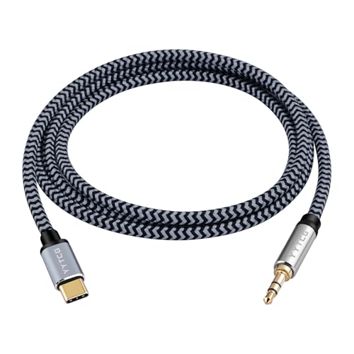 HiFi Aux to USB C, Type C to 3.5mm Audio Adapter Male Cable 5.9ft