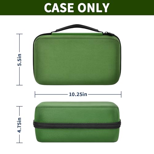 casmilee Hard Travel Case for Halo Bolt 58830 and 57720 - color: Army Green, style: Fit for Halo Bolt Air 58830