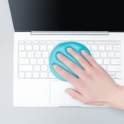 CLICK CLEAN Keyboard Cleaning Gel, 7oz Reusable Dust Cleaning Putty - color: Blue