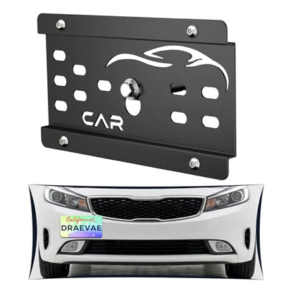 No Drill License Plate Bracket Fits Kia Forte 2014-2024/Rio 2018-2023