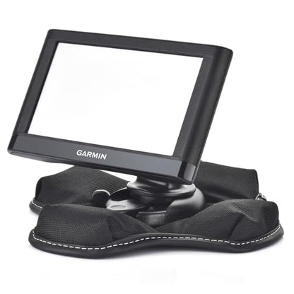 Portable NonSkid Beanbag Friction Mount Holder for Garmin GPS - Ultimate Dashboard Mount for Garmin Nuvi, Drivesmart, Dezl, Zumo, Driveassist, DriveLuxe, StreetPilot & RV Navigator