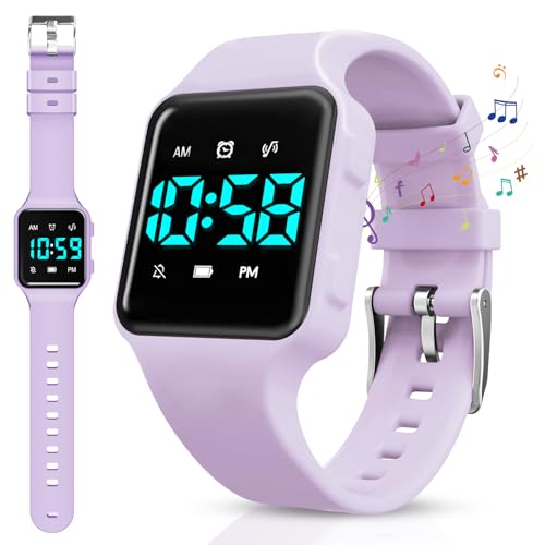 BEN NEVIS Potty Training Watch, Digital Toddler Watch with Countdown/Music/Alarm Clocks/Vibration Reminder and Waterproof, Remind Toddler to Go to The Toilet - color: 21-LightPurple