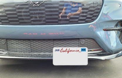 STO N SHO License Plate Bracket Made for 2021-2025 Ford Mach-E GT- Off Set Design