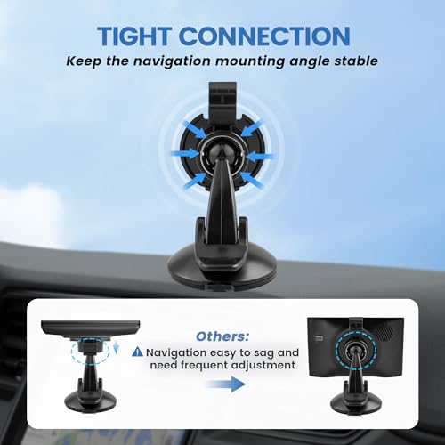 EWAY for Garmin Nuvi Drive Drivesmart Windscreen Windshield Suction Cup Mount Holder Bracket Cradle Mount or Garmin GPS 40 42 52 55 60 61 67 68 2457 2497 2539 2557 2558 2577 2597 LT LMT