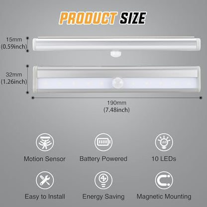 Nilight RV Step Lights 3PCS LED RV Exterior Lighting for Travel Camper - color: White RV Step Light-7.48" 3PCS