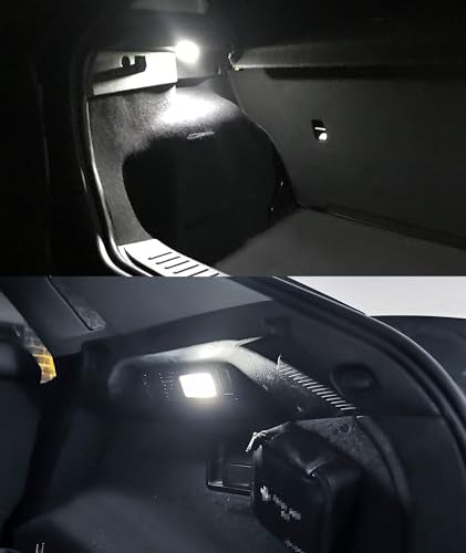 iJDMTOY Super Bright 2W High Power Xenon White Full LED Trunk Cargo Area Light Assembly Compatible With Lexus, Compatible With Toyota, Powered by 20-SMD LED Diodes - style: White