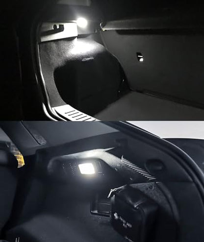 iJDMTOY Super Bright 2W High Power Xenon White Full LED Trunk Cargo Area Light Assembly Compatible With Lexus, Compatible With Toyota, Powered by 20-SMD LED Diodes - style: White