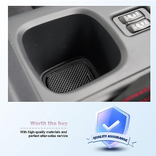 2022-2026 GR86 ZN8 Center Console Liners Mats Cup Holder Inserts Mats Non-Slip Center 2025 2026 GR86 Console Liner Trim Mats Anti-dust Door Pocket Liners Accessories 6 PCS (Black) - color: Black