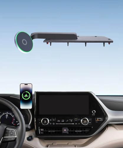 Car Phone Mount for 2020-2026 Toyota Highlander Accessories - size: fit for 2020-2026 Toyota Highlander
