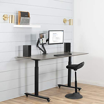 VIVO Universal VESA Mount Adapter for Tablets, 2-in-1 Laptops, & 15.6 inch Portable Monitors, Max VESA 100x100, Adjustable Laptop Holder, Black, MOUNT-UVM02 - size: up to 15.6" monitors + VESA mount