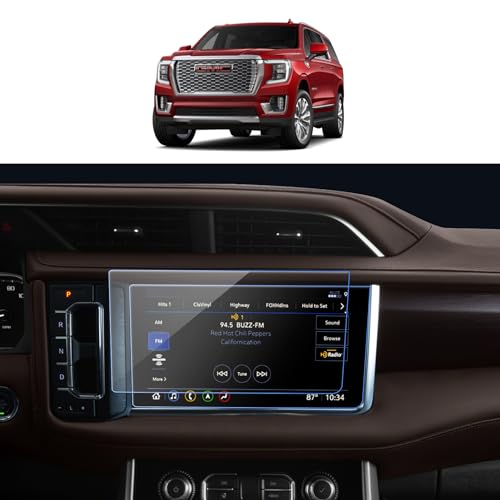 2PCS Yukon Nano Screen Protector for 2023 GMC Yukon Denali 10.2 Inch Car Navigation Touchscreen Protector Foils Ultimate HD Clear Bubble Free - color: 2pcs for 10.2'' Yukon Denali