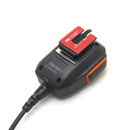 CB Mic Holder Mobile Radio Microphone Hang Up Clip for Yaesu Icom Vexter Motorola Kenwood MH48 MH36 HMN3596 HM133V HLN9073 GM300/340/950 CM200/300 Metal Hook Stick to Car 2Pack