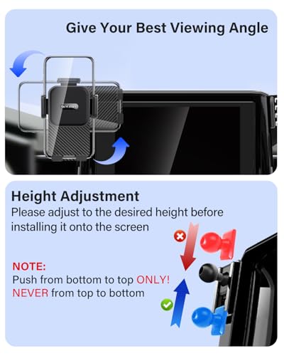 SKYLOTEC Car Phone Holder for BMW X5 2019-2023/X6 2020-2023/X7 2019-2022 - color: Universal Holder, size: 2019-2023 BMW X5/2020-2023 X6 | 12.3-Inch