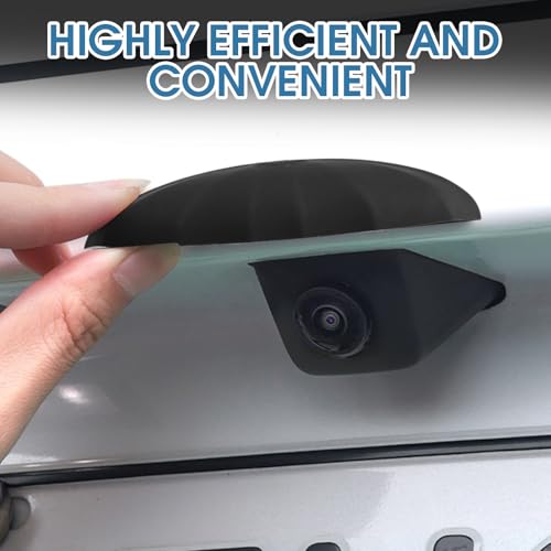 3PCS Car Backup Camera Rain Cover,Protection for License Plate Backup Camera Cover,Back up Camera for Truck, Ideal for Car and Truck Owners,DIY Enthusiasts and Daily Commuters - color: black
