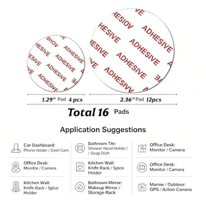 Traceless Super Sticky Gel Pads Remove Washable Reusable Design Anti-Slip Double Sided Gripping Pads Transparent for Home Office Cell Phone Glass Photo Holder (10PACK) - color: 10PACK