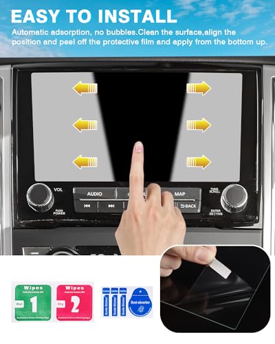 Karltys 2PC Screen Protector for Nissan Titan/Titan XD 2021-2024 9-Inch [No Glare & Fingerprint] Tempered Glass Nissan Titan/Titan XD Touchscreen Accessories - size: 9"Nissan Titan/Titan XD 2021-2024
