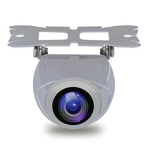 Pyle Universal Vehicle Backup Camera – Water-Resistant Night Vision Parking Cam, Front or Rear Mount, Tilt Adjustable Lens, Compact Metal Housing, Marine Grade, Color Video, Distance Guide Lines