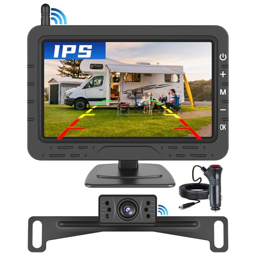 Hikity 4.3 Inch Wireless Backup Camera Monitor Kit with Rear View Camera