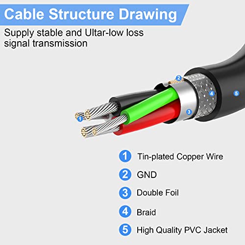 60FT Active USB Extension Cable 2.0 Male to Female with A Extension chipset Signal Booster - Active Extension/Repeate - color: USB 2.0 Extension Cable Black, size: 60FT