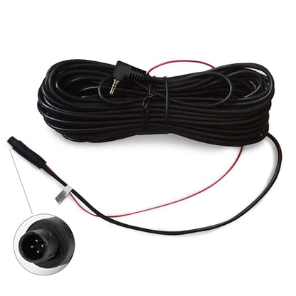 Unifizz 6.1m(20피트) 후면 카메라 연장 코드 케이블 (4핀, 2.5mm) G840S / G930 / G910 / G840H / G850 / G900 / T10 플러스 미러 대시 캠용