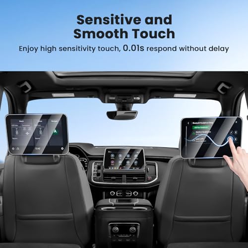 Canvcle 3PCS Screen Protector for 2021-2025 2026 Chevy Tahoe/Suburban/GMC Yukon 10.2 Inch Navigation and 12.6 Inch Rear Seat Touch Screen, 9H Tempered Glass Radio Display Screen Cover Protective Film - size: 2021-Present Chevy Tahoe/Suburban/Yukon 3PCS