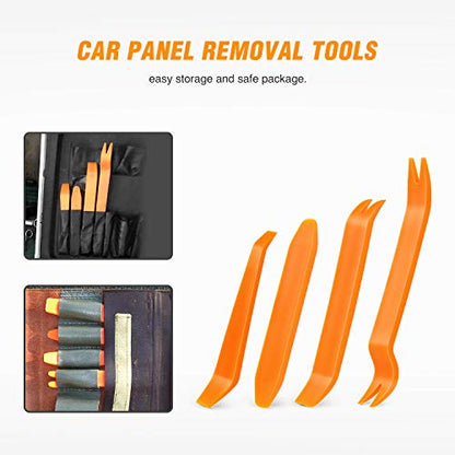 GOOACC Car Clip Panel Audio Video Dashboard Dismantle Kits Installer Removal Tool-4PCS - color: 4PCS Trim Removal Tool Yellow