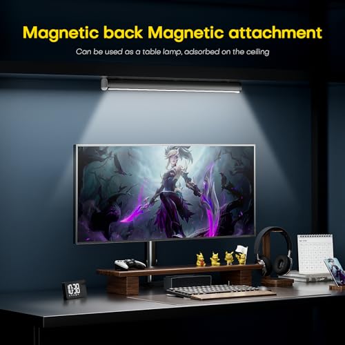 XINBAOHONG Mini Laptop Monitor Light, Computer Monitor Screen Light Care-Reading LED Task Lamp Adjustable Brightness Color Temperature Reading Laptops