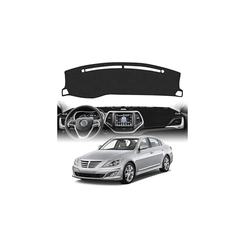 Cartist Dash Cover for Hyundai Genesis 2008-2014 Dashboard Cover - size: Hyundai Genesis 2008-2014