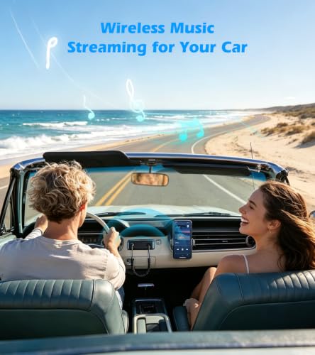 KAIY AUX Bluetooth Adapter for Car, 3.5mm Bluetooth Receiver