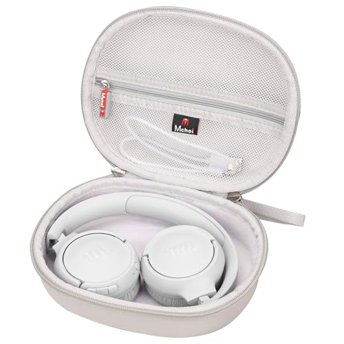 Mchoi Hard Travel Storage Case for Tune 510BT / 520BT / 660NC / 670NC / 570BT / 525BT / 500BT / 500 / Live 460NC / 670NC / T450BT, Case Only (Grey)