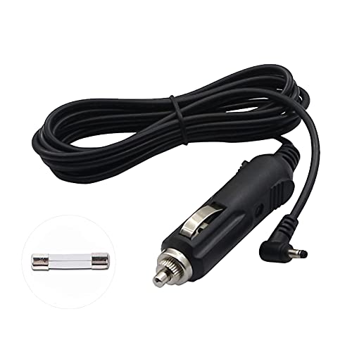 QIANRENON 12V-24V 2A DC 3.5mm x 1.35mm Car Charger Cable Cigarette Lighter to 90 Degree DC Car Charger Auto Power Supply Cable,2m(6.6ft)
