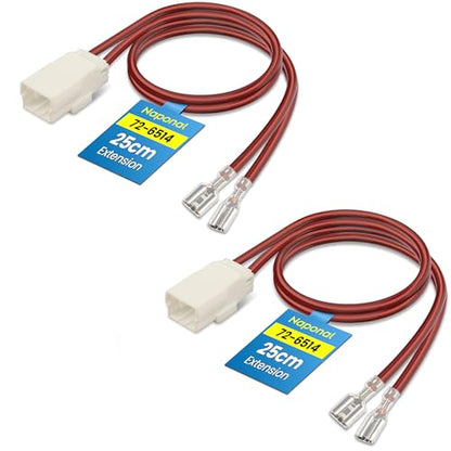 2Pcs 72-6514 Speaker Harness,Speaker Wiring Harness for Chrysler Dodge Jeep - style: 72-6514-2pcs