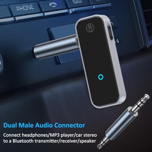 KAIY 3.5mm Male to Male Audio Adapter Stereo Coupler Adapter