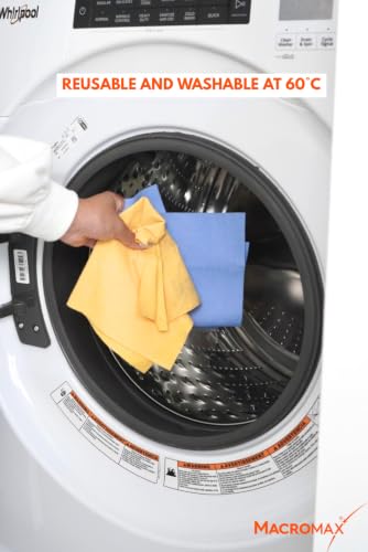 Macro Max Microfiber Glass Cloths 20 Pack, Streak Free Window