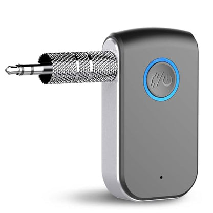 Bluetooth AUX Adapter for Car,3.5mm Wireless Receiver AUX Bluetooth Car Adapter,Hands-Free Call for Cars, Speakers, Stereo Systems and Headphones