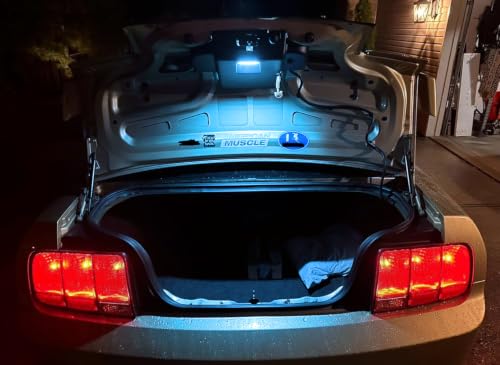iJDMTOY LED Trunk Cargo Area Light For Ford 2005-2014 Mustang 5th Gen - style: Aqua Ice Blue
