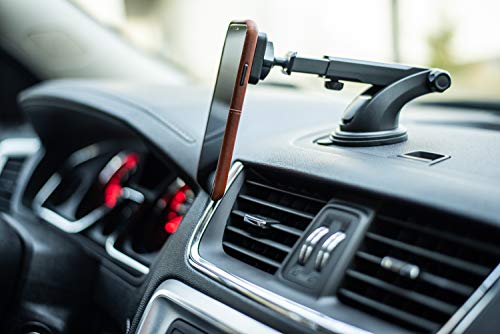 Dockem DashPro Magno Mount 3.0 Series: Magnetic Car Mount for Dash with Suction Base, Magnet Head, and Long Range Adjustable Extension Arm