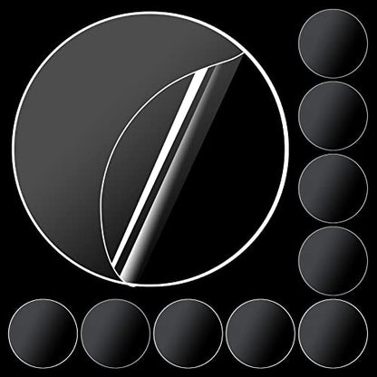 Adhesive Pads, 10PCS Double Sided Circular Mounting Tape, Waterproof, Heavy Duty, Removable, Clear, 2in (50mm), for Walls Hanging, Indoor Use - size: 10 Pieces - Circle (2 inch Diameter)