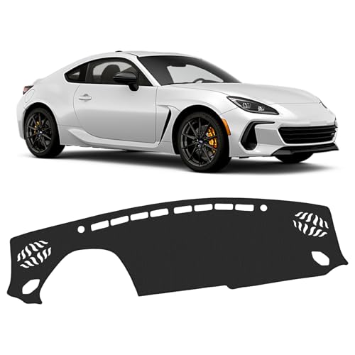 FIILINES Dash Cover for 2022-2025 2026 Toyota GR86/Subaru BRZ, Dashboard Mat Exact Fit for GR86/BRZ Accessories Dashboard Pad Carpet Dash Mat Sunshade Non-Slip Polyester Protector No Glare Black - size: For GR86/BRZ 2022-2026