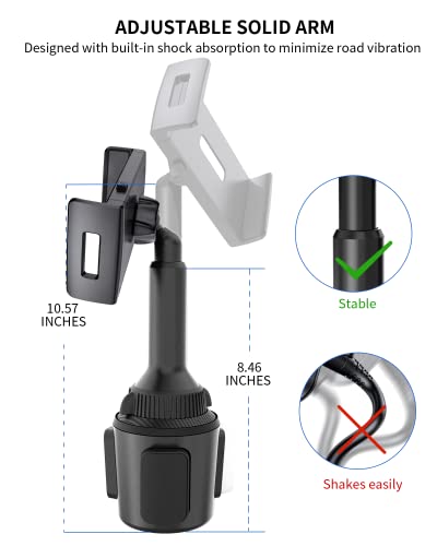 APPS2Car Sturdy Cup Holder Tablet Mount for Car, iPad Car Mount for Truck (Pack of 2) - size: 11 inch (Pack of 2)