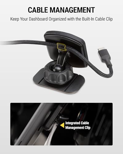 Scosche MAGDM-10KFLT MagicMount Magnetic Car Phone Mount for Dashboard, 360° Adjustable Magnet Head, Universal Cell Phone Holder for Car Compatible with iPhone Samsung & All Devices (Pack of 10) - size: 10 Pack, style: Dash