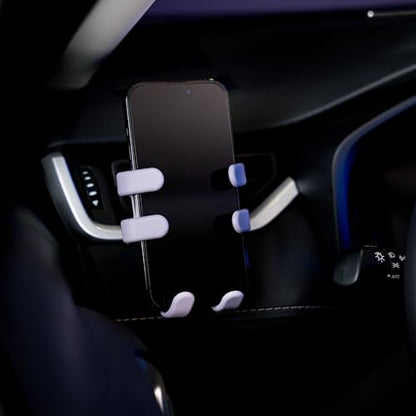 Hug Buddy Air Vent Universal Car Cell Phone Holder, Adjustable, Mount Compatible with iPhone, Samsung Galaxy, LG, Google, Nexus 5X, and Most Smartphones, Lovely Lavender - color: Lovely Lavender