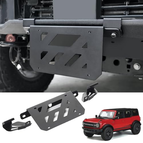 Mabett License Plate Bracket for 2021-2026 Ford Bronco Standard Bumper Only - size: Standard Bumper