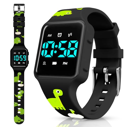 BEN NEVIS Potty Training Watch, Digital Toddler Watch with Countdown/Music/Alarm Clocks/Vibration Reminder and Waterproof, Remind Toddler to Go to The Toilet - color: 01-Black-MengLong