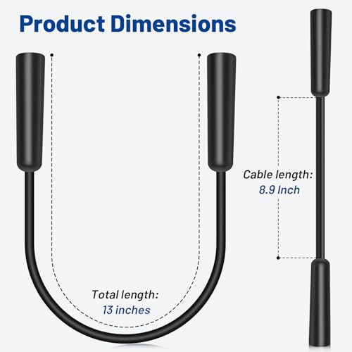 Anina Car Radio Antenna Adapter Female to Female Universal Aerial Connector Radio Antenna Extension Cable