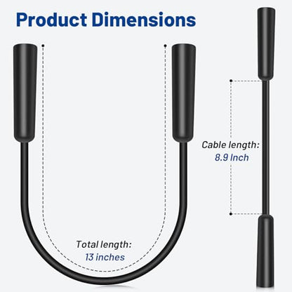 Anina Car Radio Antenna Adapter Female to Female Universal Aerial Connector Radio Antenna Extension Cable