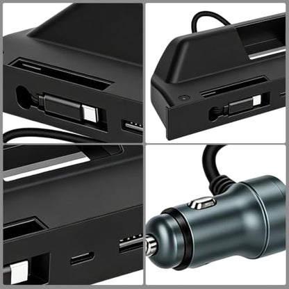 USB Hub for Tesla Model 3 Y Multi Port Charger Dock