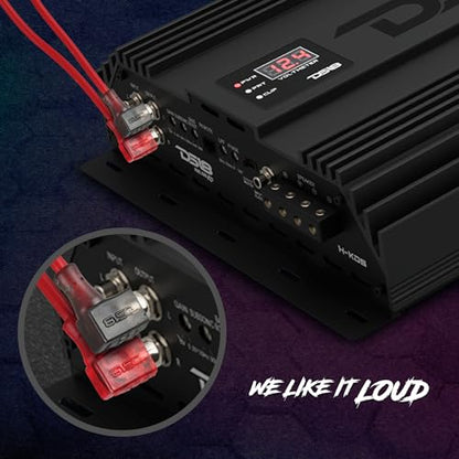DS18 R12.L 100% Oxygen Free Copper OFC Ultra Flex 2-Channel RCA with 90 Degree Ends - Dual Twist Wire Noise Reducing Audio Cable for Amplifiers, Subwoofers, Speakers - 12 FT