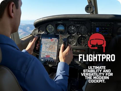 Airplane Tablet Holder for Pilots - Multi-Angle Display Suction Cup Mount, ProAviator Aircraft Phone Holder for iPad mini, iPad Pro 13 12.9 11, Galaxy Tab, iPhone, 4-13" - color: Suction Cup
