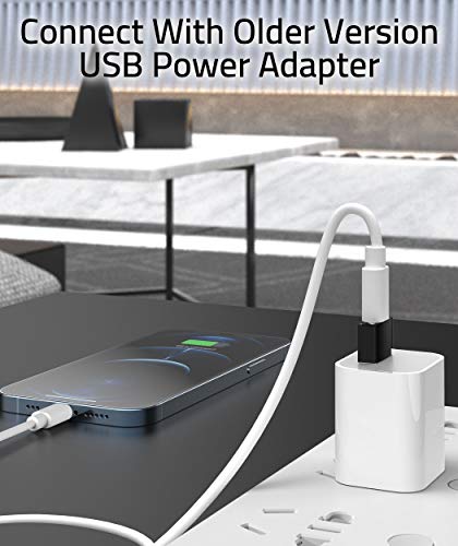 Syntech USB C to USB Adapter 3-Pack, Female to Male Converter, Aluminum - color: Black